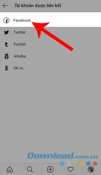 Chọn Facebook