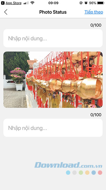 Chèn thêm ảnh vào bài viết trên Lotus