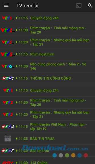 TV xem lại