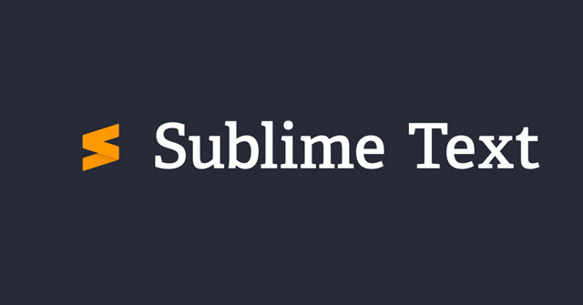 Sublime Text 