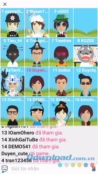 Đợi những người chơi khác sẵn sàng chơi