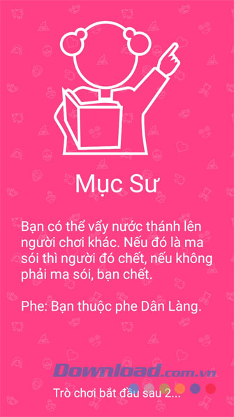Việc mà nhân vật của mình có thể làm