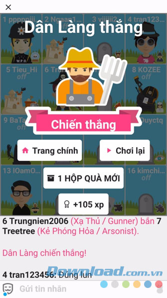 Trò chơi kết thúc