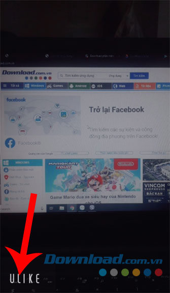 Hình ảnh chụp có logo Ulike