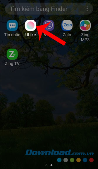 Mở ứng dụng Ulike
