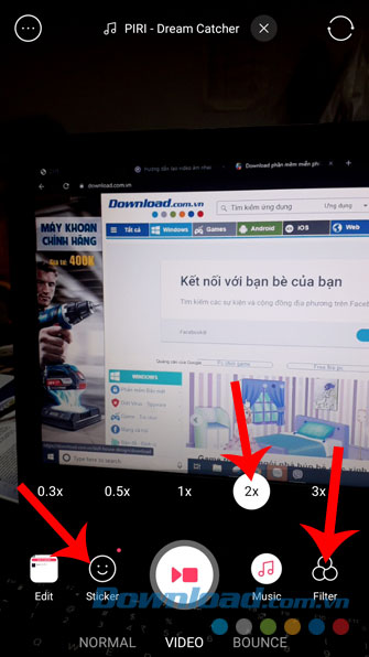 Thiết lập các tính năng