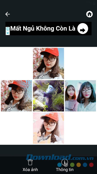 Hình ảnh sau khi được ghép