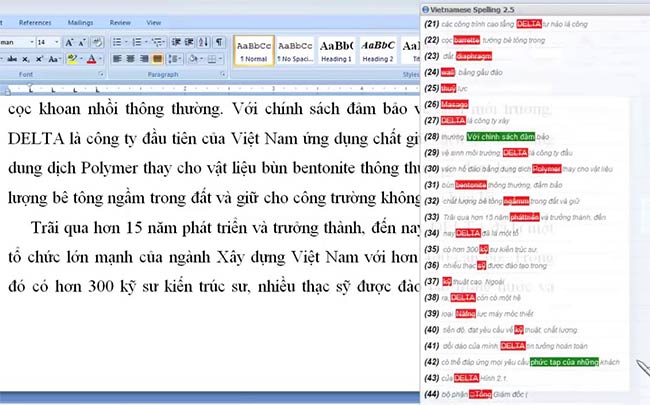 Phần mềm quét lỗi chính tả tiếng Việt ViCheckSpelling