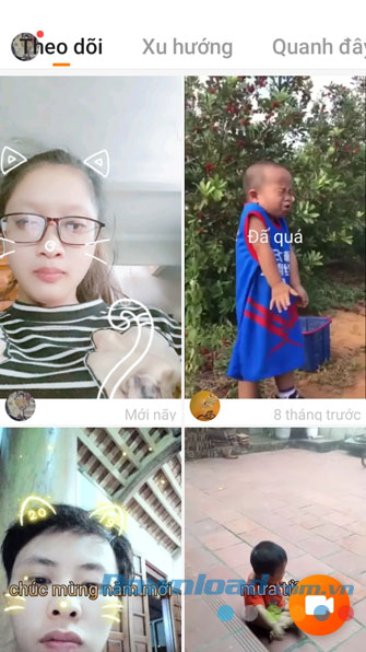 Video được đăng lên trang chủ