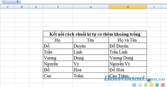 Kéo chuột xuống phía dưới