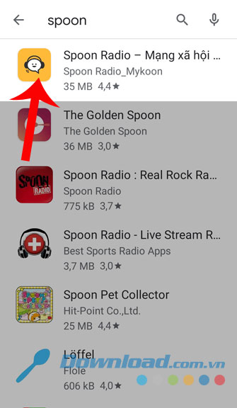 Gõ từ khóa và tìm kiếm