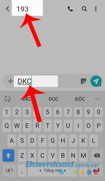 Nhắn tin đăng ký dịch vụ