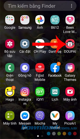 Mở ứng dụng doupai