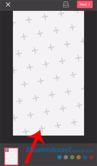 Ấn vào hình ảnh trống