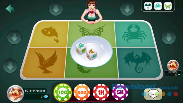 Hệ thống mở hộp xúc xắc