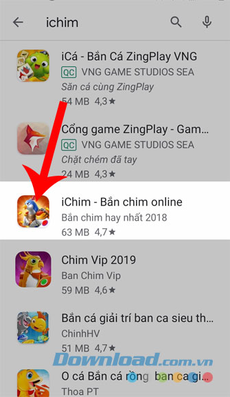 Gõ từ khóa và ấn tìm kiếm