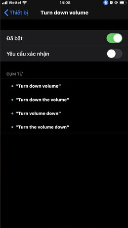 Yêu cầu xác nhận khẩu lệnh