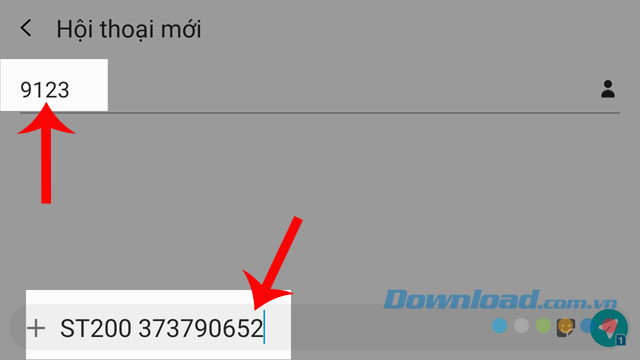Soạn tin nhắn đăng ký
