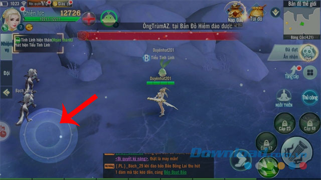 Di chuyển nhân vật