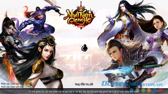 Đợi hệ thống khởi động game