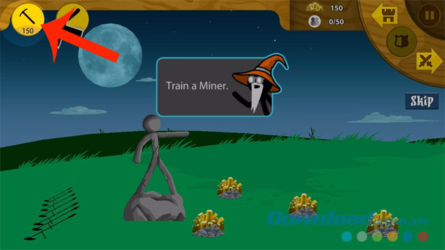 Chạm vào biểu tượng chiếc quốc