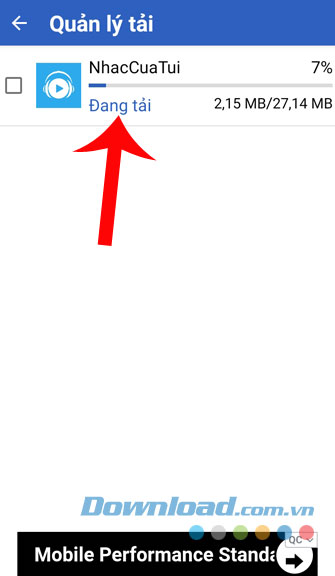 Đợi cho quá trình tải kết thúc