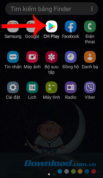 Mở kho ứng dụng CH Play