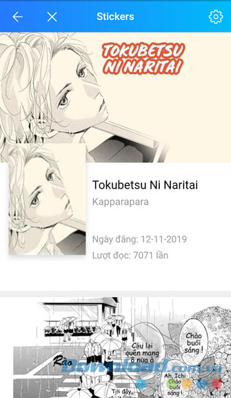 Bắt đầu đọc truyện tranh