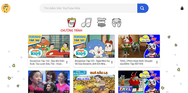 YouTube Kids - kênh YouTube dành cho trẻ em với nội dung chọn lọc, phù hợp với lứa tuổi