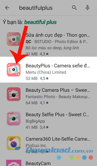 Gõ từ khóa và tìm kiếm