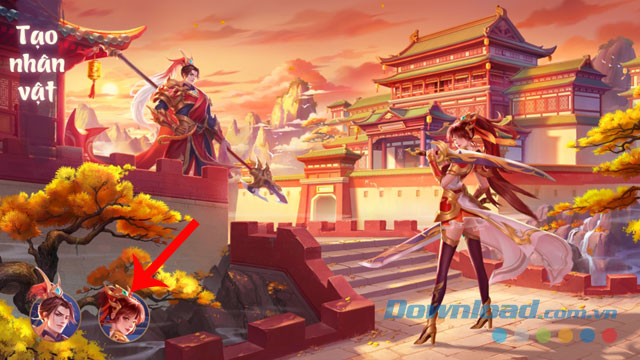 Chọn nhân vật chính