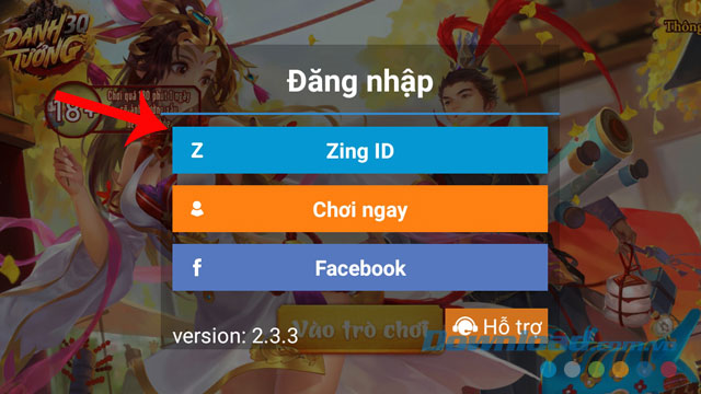 Đăng nhập tài khoản