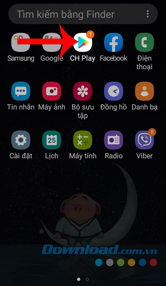 Mở kho ứng dụng CH Play