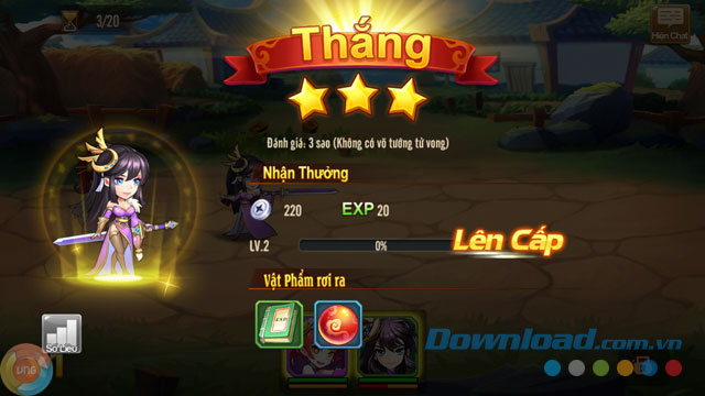 Nhấn vào một điểm bất kỳ để nhận thưởng