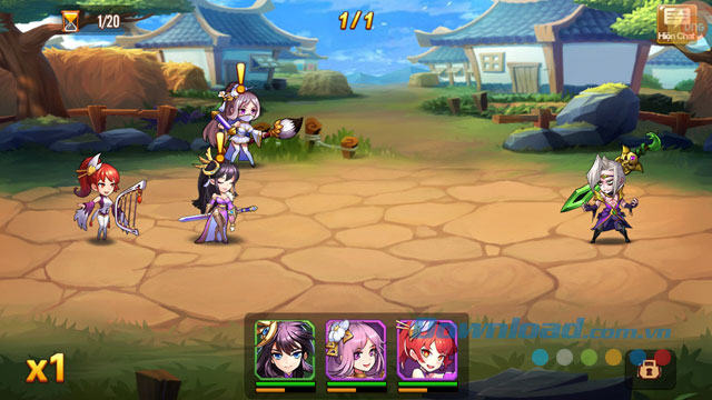 Bắt đầu vào trận chiến