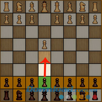 Hướng di chuyển của quân Tốt