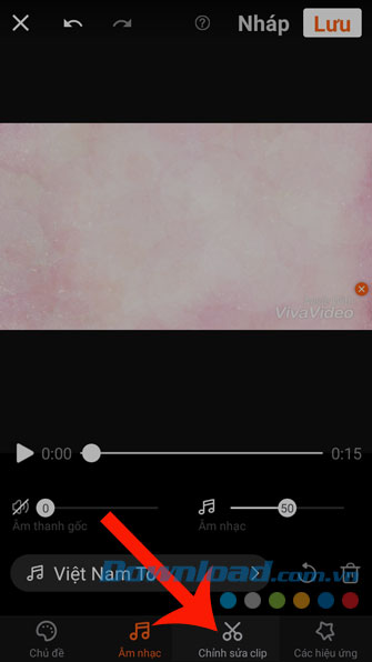 Nhấn vào mục Chỉnh sửa