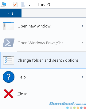 Folder Option