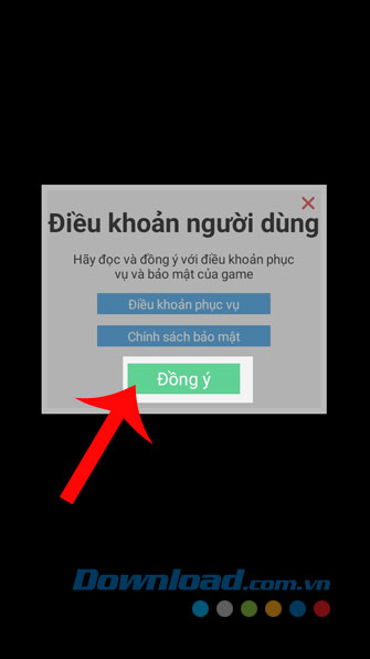 Nhấn nút Đồng ý