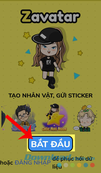 Ấn nút Bắt đầu