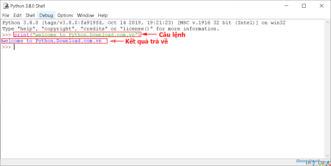 Hướng dẫn cài đặt và thiết lập cho phần mềm lập trình Python