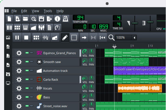 Phần mềm chỉnh sửa âm thanh LMMS