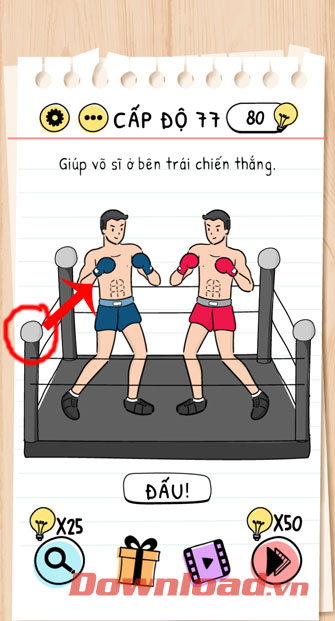 Đáp án game Brain Test câu 77