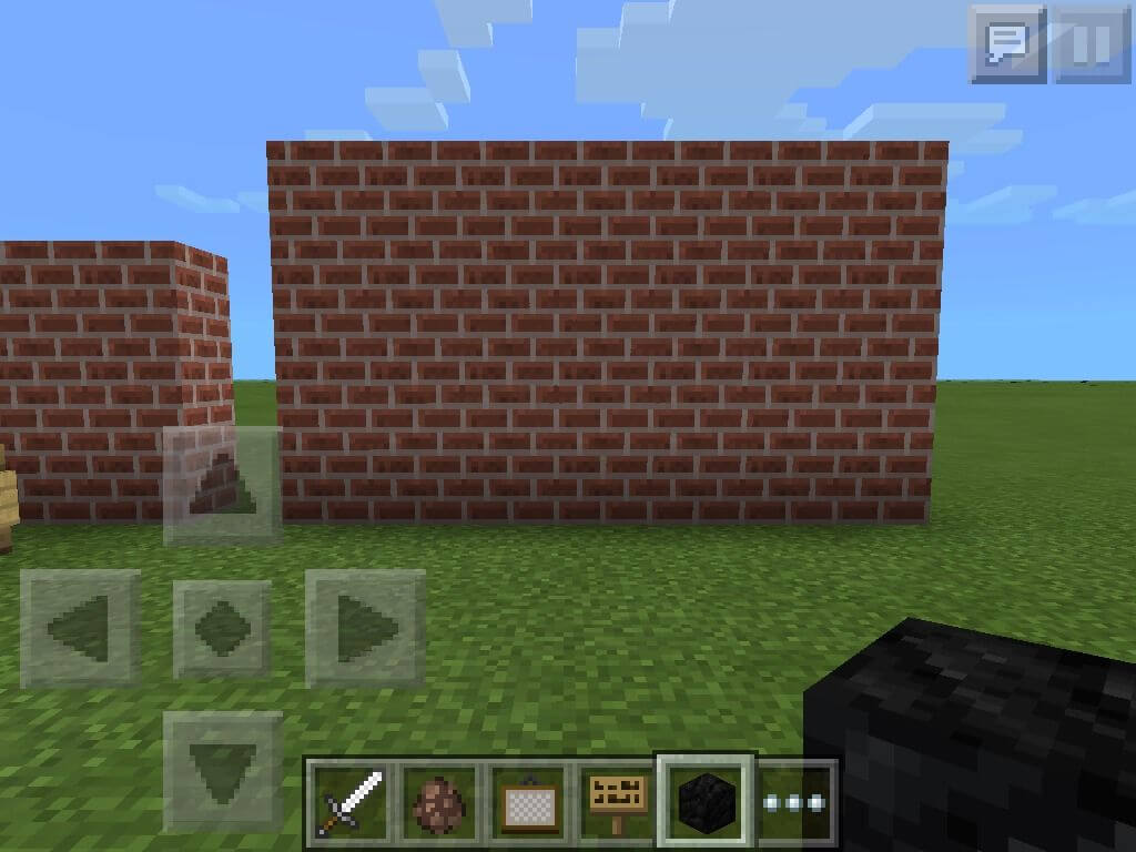 Tường đặt TV trong Minecraft