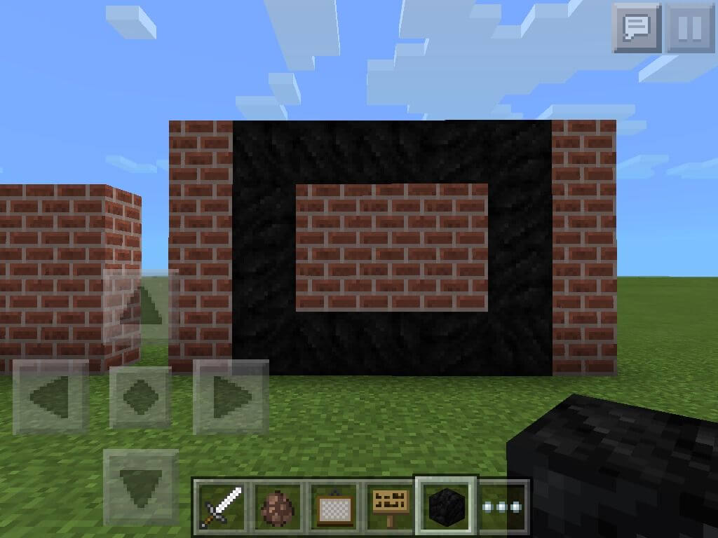 Tạo khung dựng TV trong Minecraft