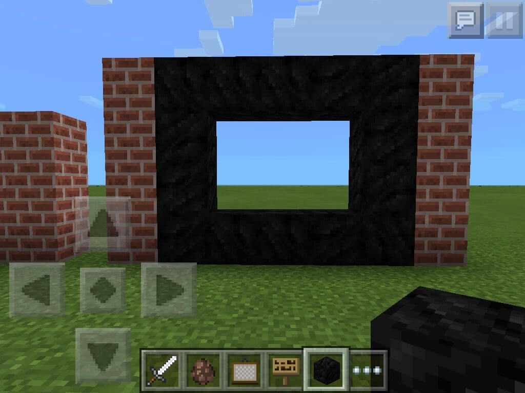 Đục khung tạo TV trong Minecraft