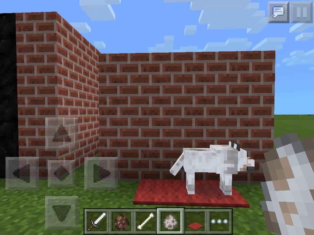 Nuôi chó trong Minecraft 