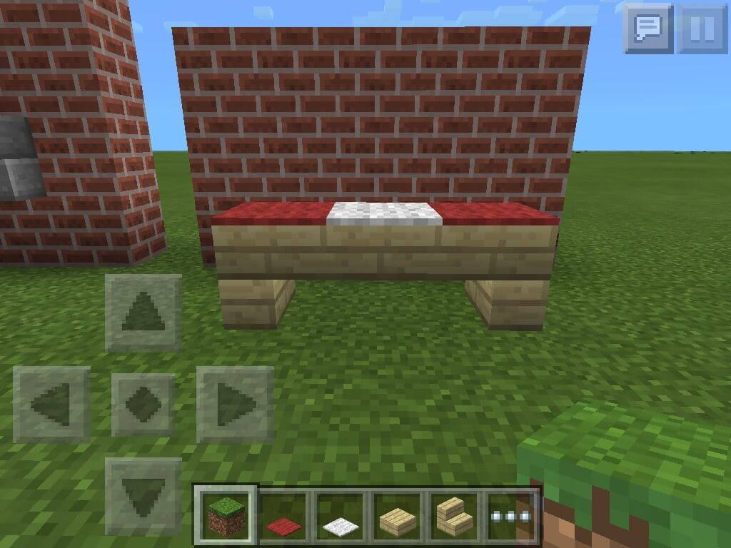Trang trí bàn trong Minecraft