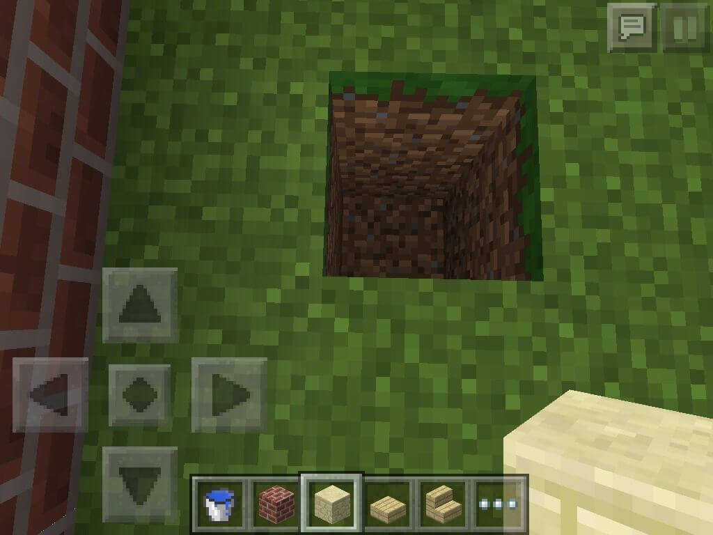 Đào hố lắp bàn trong Minecraft