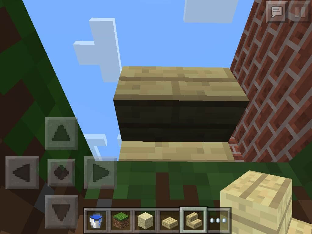 Tạo chỗ đặt bàn trong Minecraft